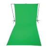 Best 9 x 20 ft Wrinkle-Resistant Cotton Backdrop (Chroma Key Green) Chroma Key Backgrounds