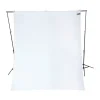 Sale 9 x 10 ft. Wrinkle-Resistant Cotton Backdrop (Hi Key White) Fabric Backgrounds