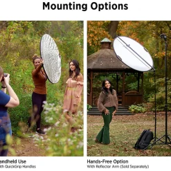 Discount 48 x 72 in. Illuminator QuickGrip 5-in-1 Reflector Collapsible Reflectors
