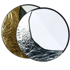 Hot Basics 40 In. 5-in-1 Reflector (2-Pack) Collapsible Reflectors