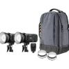 Best FJ400 II 400Ws Touchscreen Strobe with FJ-X3 S Trigger for Sony (2-Light Backpack Kit) Portable Strobe Lighting
