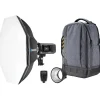 Sale FJ400 II 400Ws Touchscreen Strobe with FJ-X3 M Universal Trigger (1-Light Backpack Kit) Portable Strobe Lighting