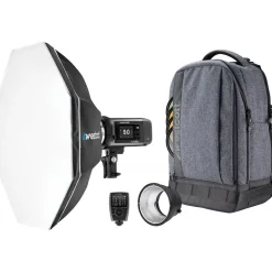 Sale FJ400 II 400Ws Touchscreen Strobe with FJ-X3 M Universal Trigger (1-Light Backpack Kit) Portable Strobe Lighting