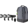 New FJ200 Strobe 3-Light Backpack Kit with FJ-X3s Wireless Trigger for Sony Cameras Monolight Strobe Heads & Kits