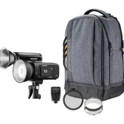 New FJ Wireless Portable Portrait Flash Kit with Universal FJ-X3 Trigger Portable Strobe Lighting