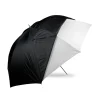 New 60in. Optical White Satin with Removable Black Cover Umbrella Lighting Umbrellas