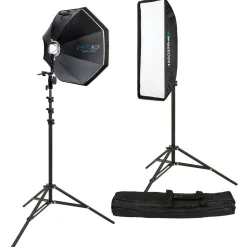 Clearance Rapid Box Switch 2-Light Speedlite Kit Rectangular Soft Boxes|Strobe Lighting Systems & Kits