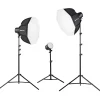 Outlet U60-B Bi-Color Led 3-Light Softbox Kit Led Lights & Kits
