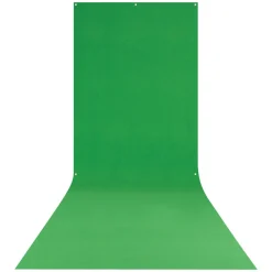 Clearance X-Drop Wrinkle-Resistant Backdrop Chroma-Key Green Sweep (5 x 12 ft.) Chroma Key Backgrounds