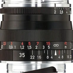 Sale 35mm f/2.0 ZM Biogon T* Manual Focus Lens (Leica M-Mount) - Black Wide Angle