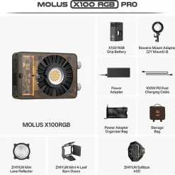 Sale MOLUS X100 RGB Pro Pocket Light Led Lights & Kits