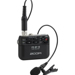 Discount F2-BT Ultracompact Bluetooth-Enabled Portable Field Recorder with Lavalier Microphone Digital Audio Recorders