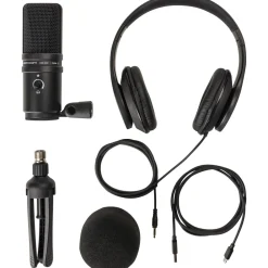 Clearance ZUM-2 Podcast Mic Pack with ZUM-2 Mic, Headphones, Desktop Stand, Cable & Windscreen Microphones